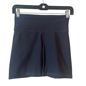 Old Navy Active Powersoft Bike Shorts Small Dark Navy High Rise Go-Dry Stretch